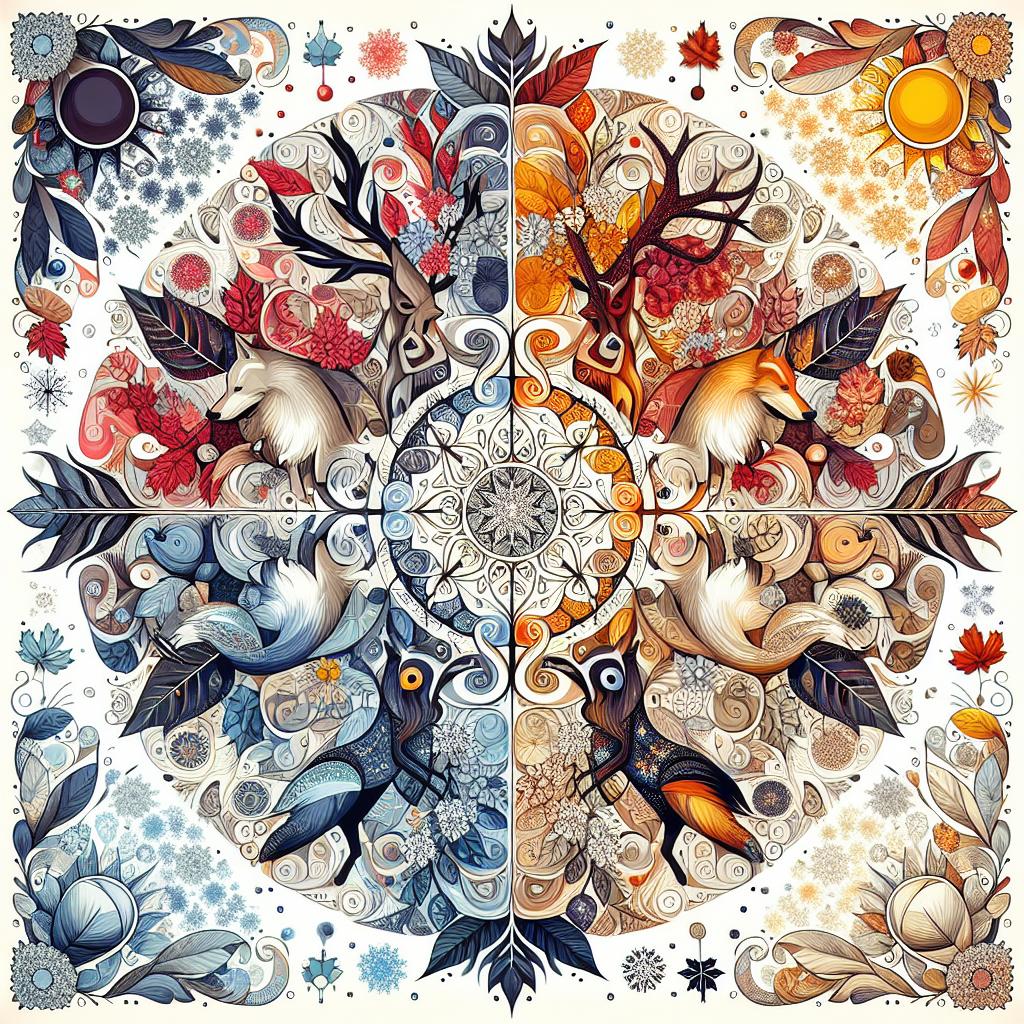 Animali totem invernali: la ‌saggezza del silenzio e la contemplazione‌ della morte⁣ e della rinascita